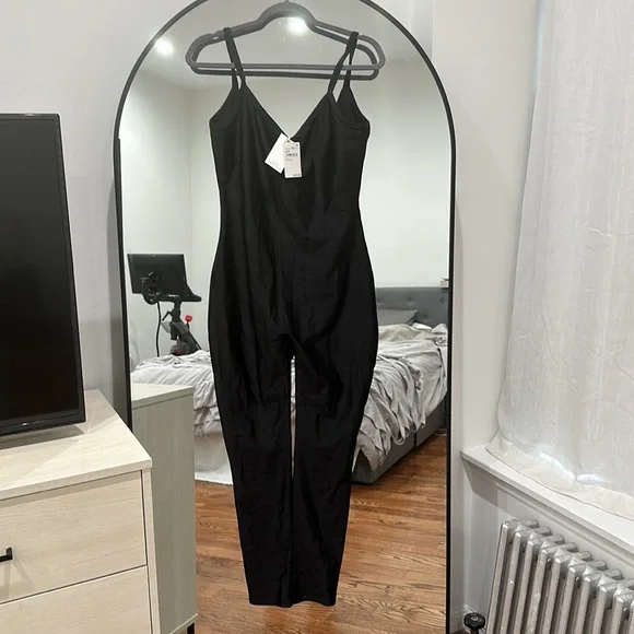 NWT Good American Compression Shine Catsuit size 4 in Black - Picture 4 of 7